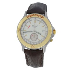 Authentic Men's Chopard 1000 Mille Miglia 8162 Steel 18 Karat Gold Quartz Watch