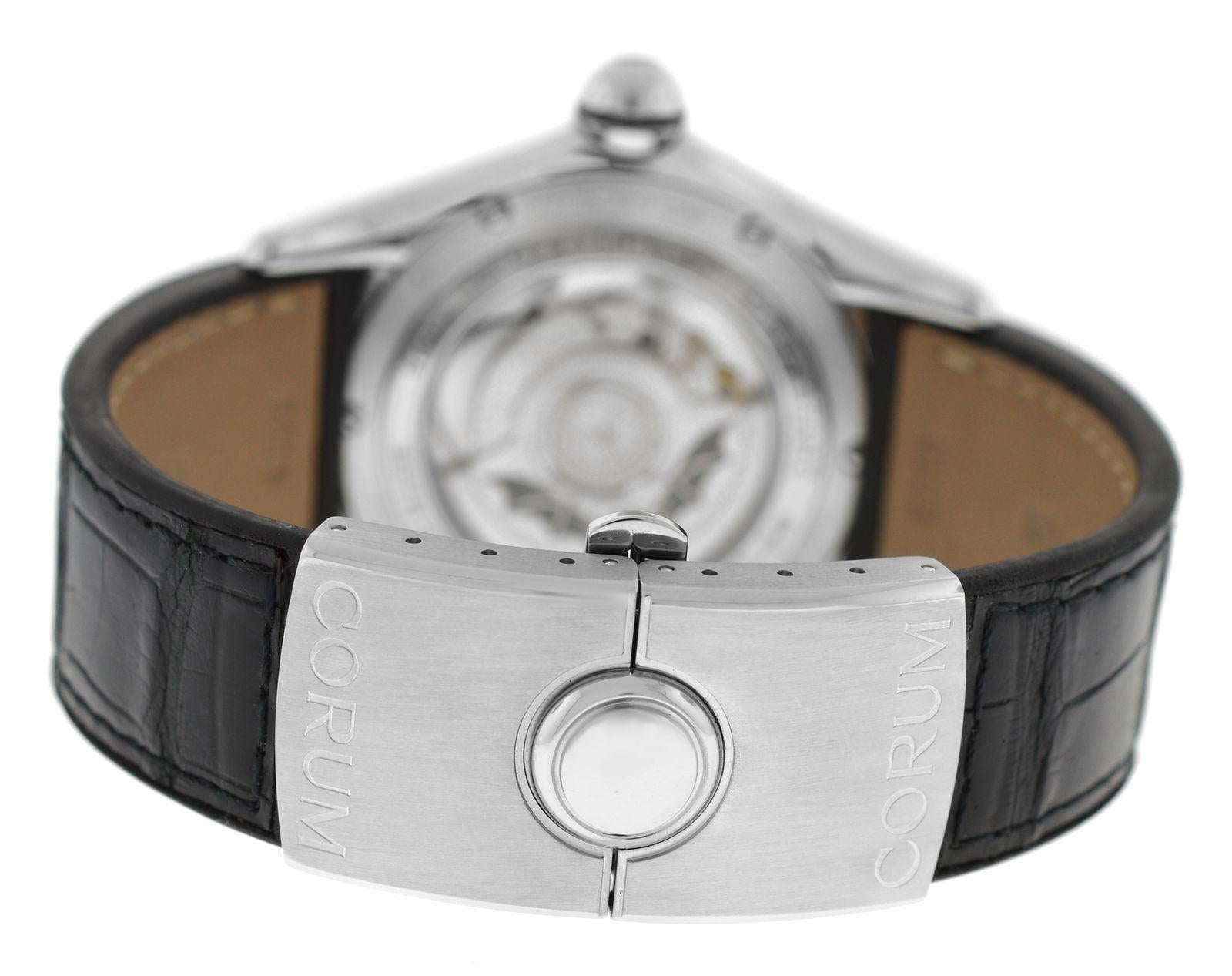 Authentic Men's Corum Bubble Limited Edition Bats Steel Automatic Watch For Sale 1
