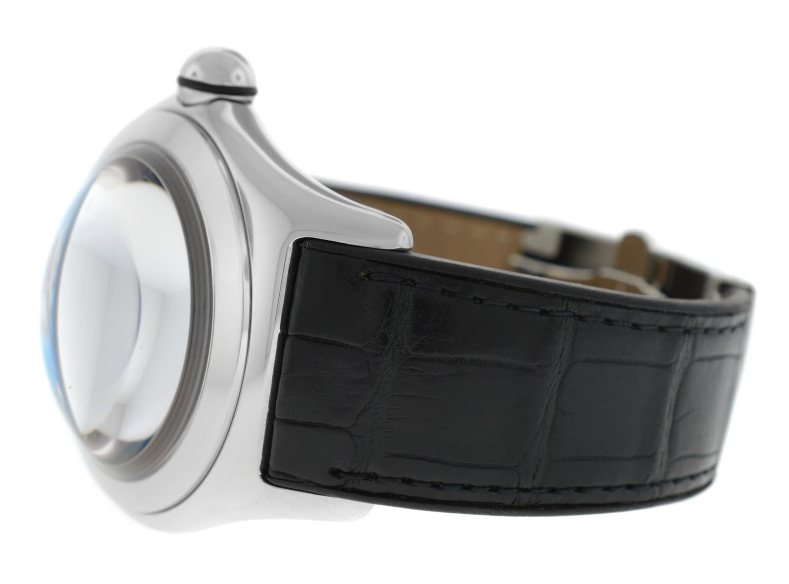 Authentic Men's Corum Bubble Limited Edition Bats Steel Automatic Watch For Sale 2