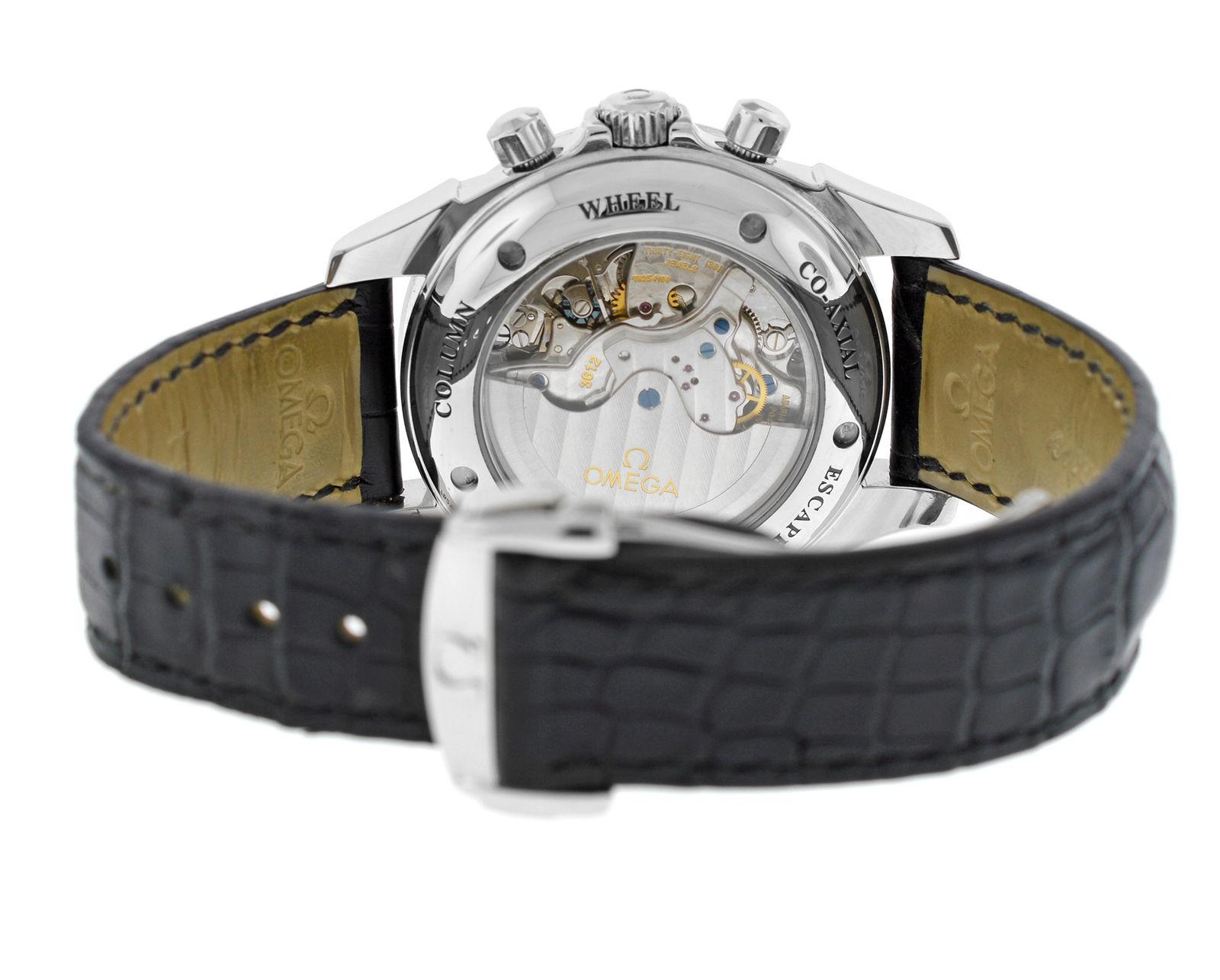 Authentic Men's Omega De Ville Rattrapante Chronoscope Co-Axial Watch For Sale 1