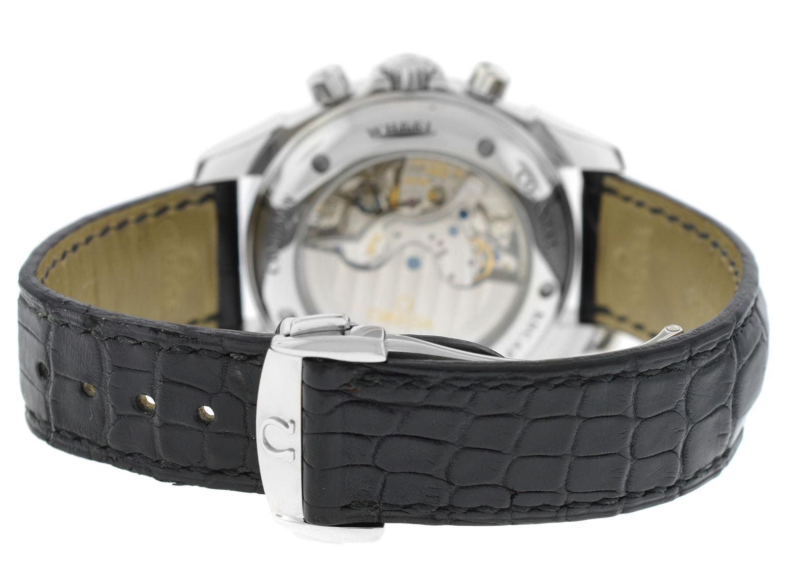 Authentic Men's Omega De Ville Rattrapante Chronoscope Co-Axial Watch For Sale 2