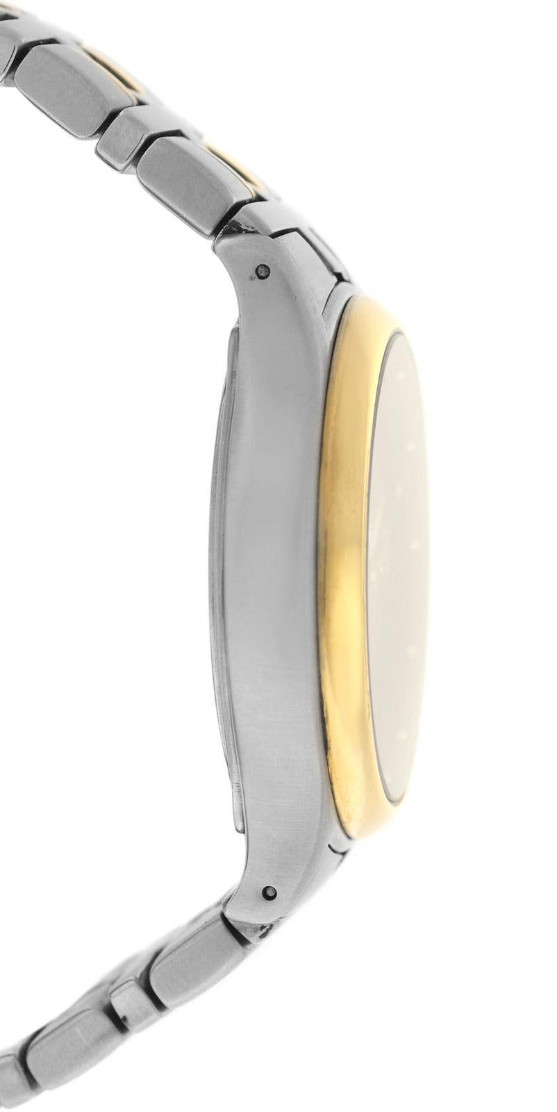 Brand	Raymond Weil
Model	Parsifal 9990
Gender	Ladies
Condition	Pre-Owned
Movement	Quartz
Case Material	Stainless Steel & 18K Yellow Gold Electroplated
Bracelet / Strap Material	Stainless Steel & 18K Yellow Gold Electroplated
Clasp / Buckle