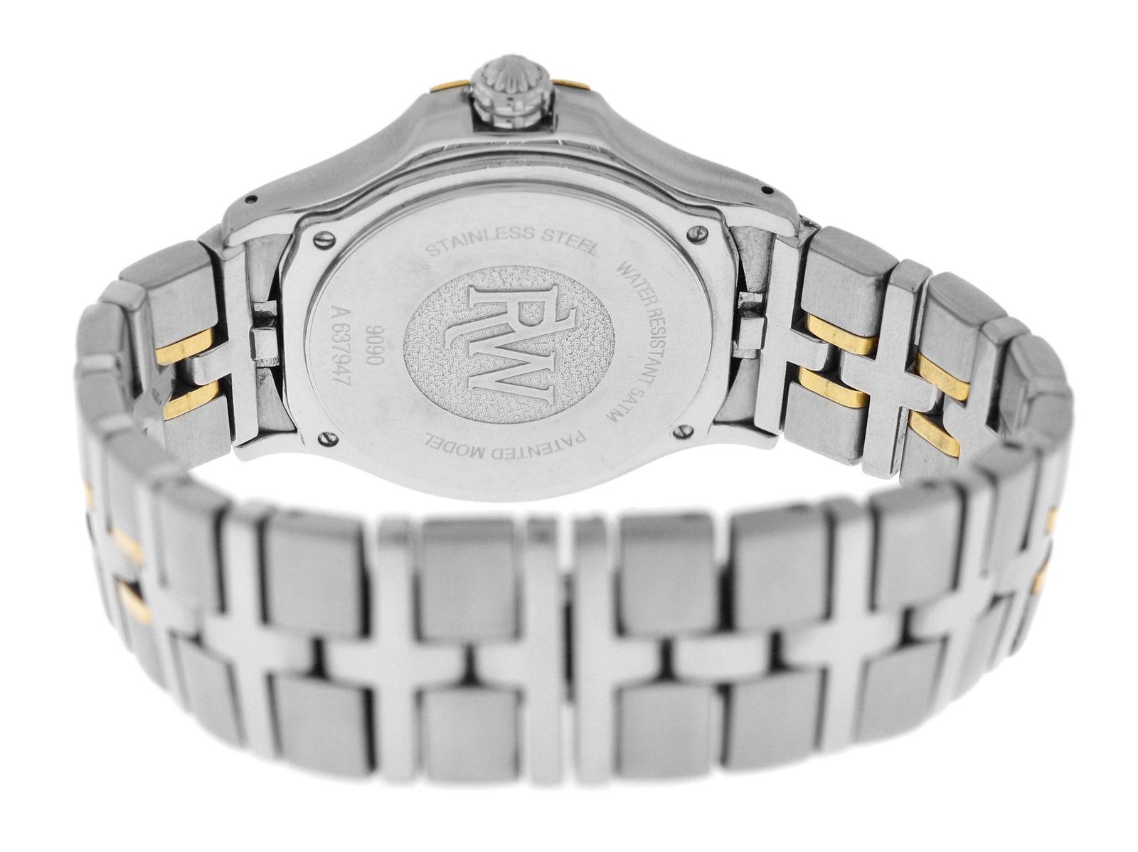 Modern Authentic Men's Raymond Weil Parsifal Stainless Steel Gold Quartz Watch