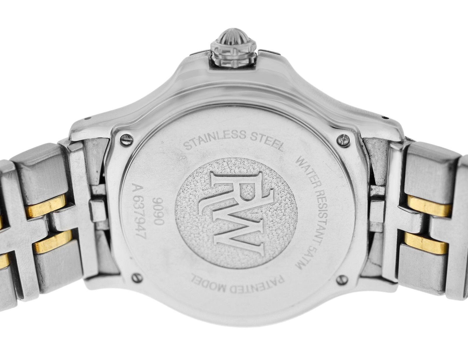 Authentic Men's Raymond Weil Parsifal Stainless Steel Gold Quartz Watch 2