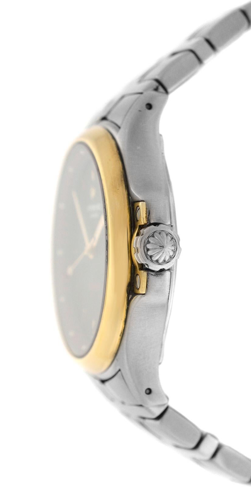 Authentic Men's Raymond Weil Parsifal Stainless Steel Gold Quartz Watch 4