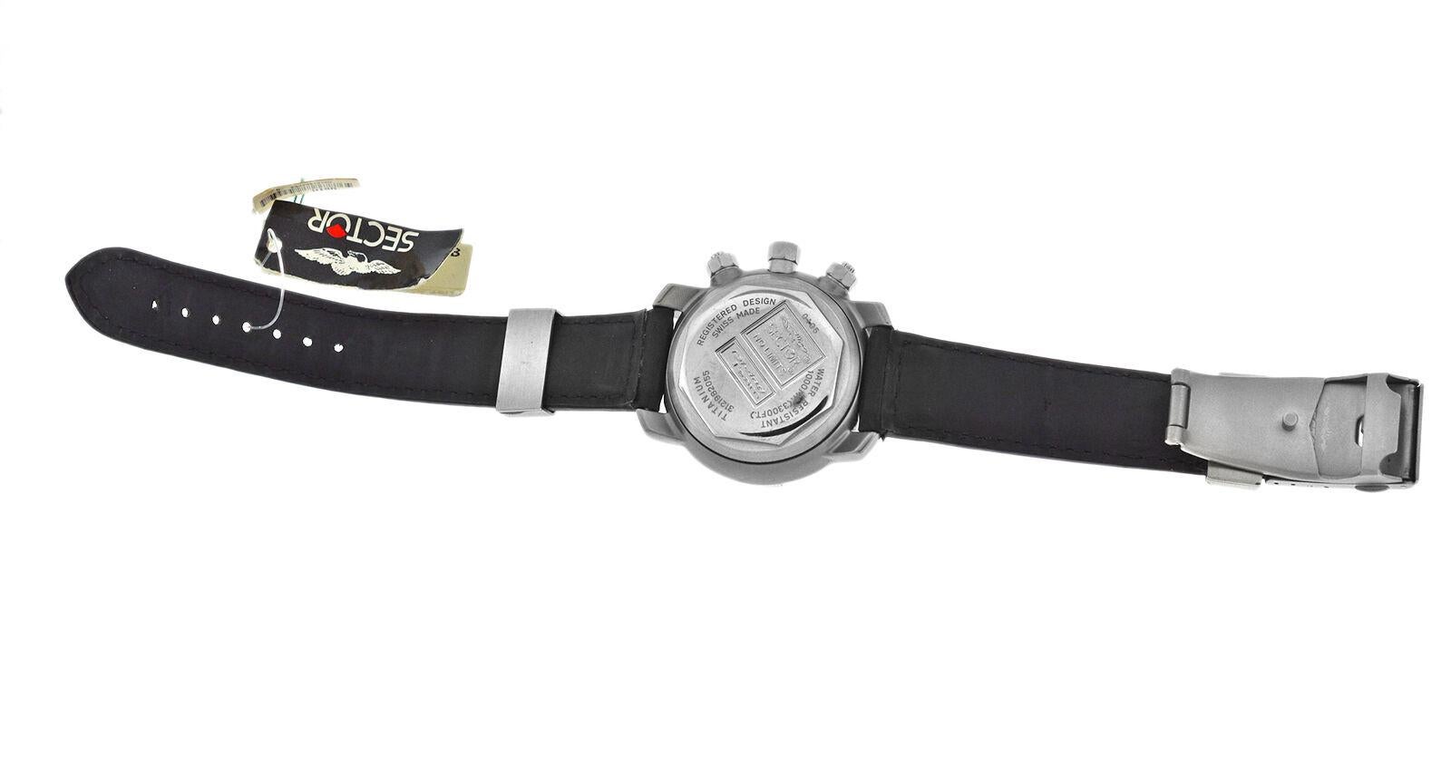 Moderne Authentique montre automatique pour hommes sector Diving Team 1000M Chrono Ti