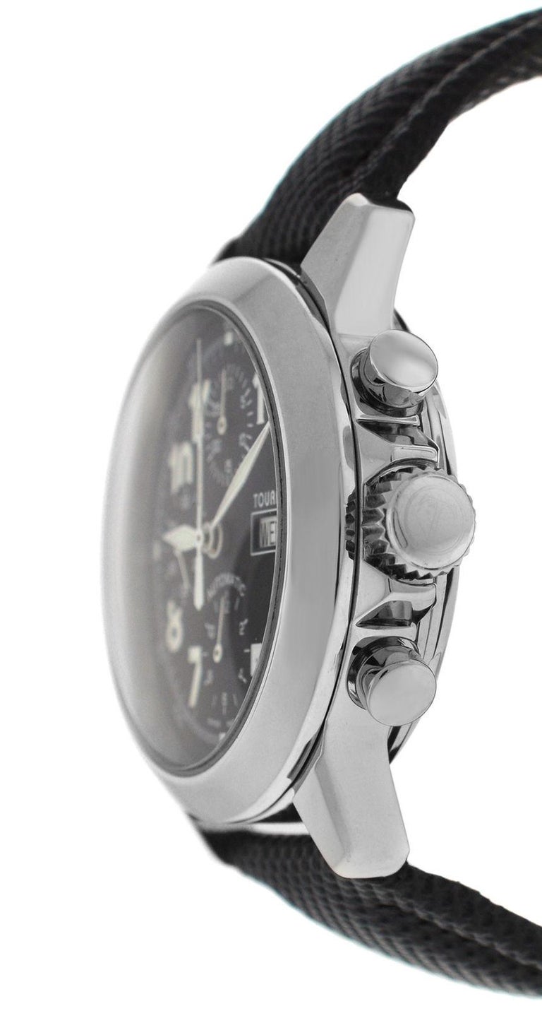 Authentic Men s Tourneau Sportgraph Valjoux Chronograph Day Date Watch