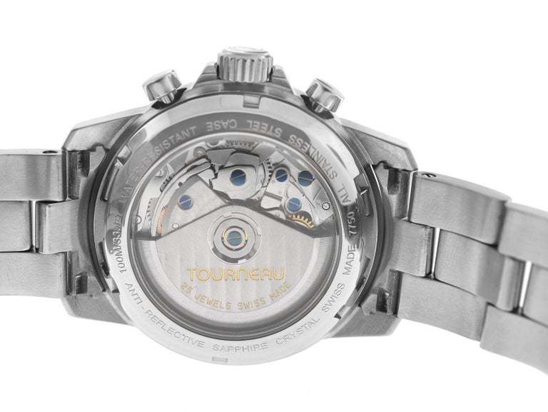 Authentic Men's Tourneau Sportgraph Valjoux Chronograph Day Date Watch