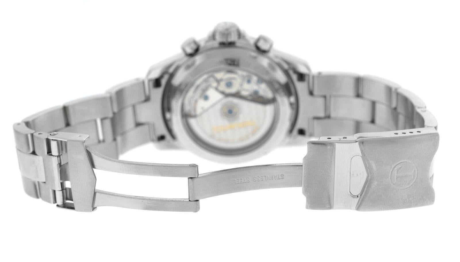 Modern Authentic Men's Tourneau Sportgraph Valjoux Chronograph Day Date Watch For Sale