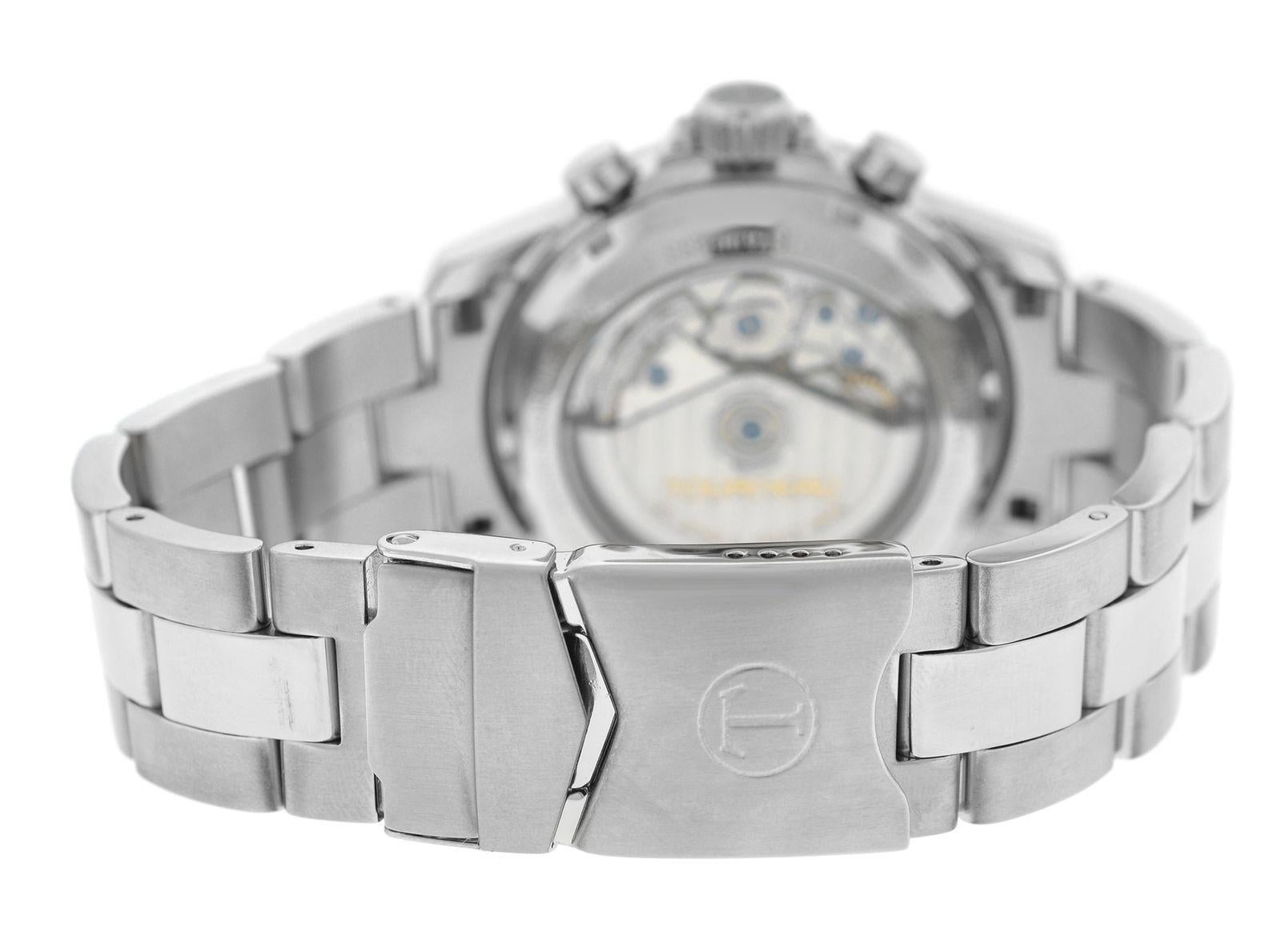 Authentic Men's Tourneau Sportgraph Valjoux Chronograph Day Date Watch For Sale 1