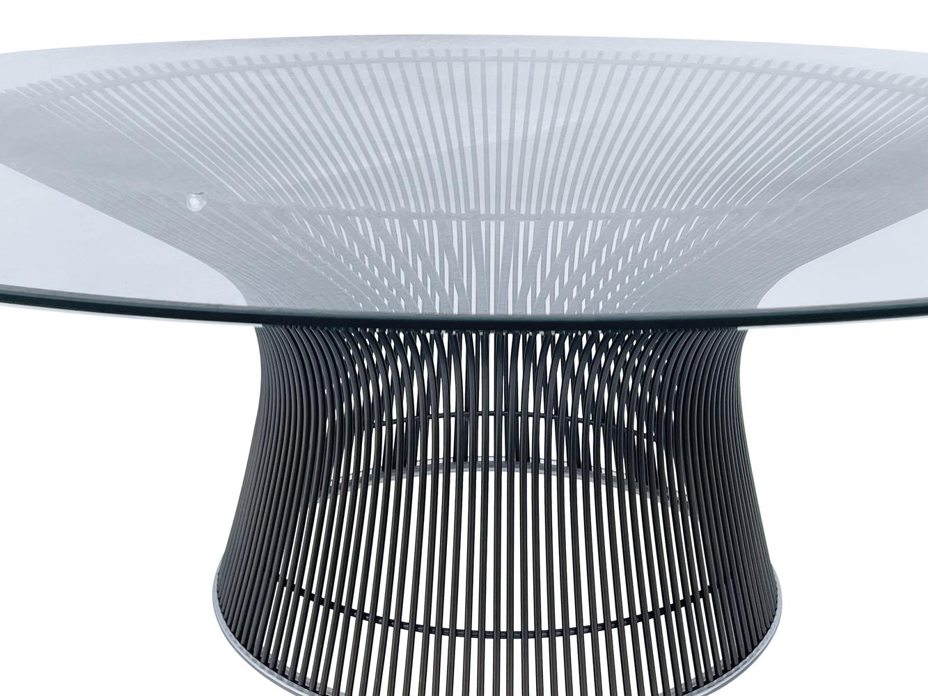 Contemporary Authentic Mid-Century Modern Coffee Table by Warren Platner for Knoll in Bronze For Sale