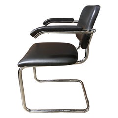 Authentic Midcentury Cesca Chairs by Marcel Breuer for Knoll