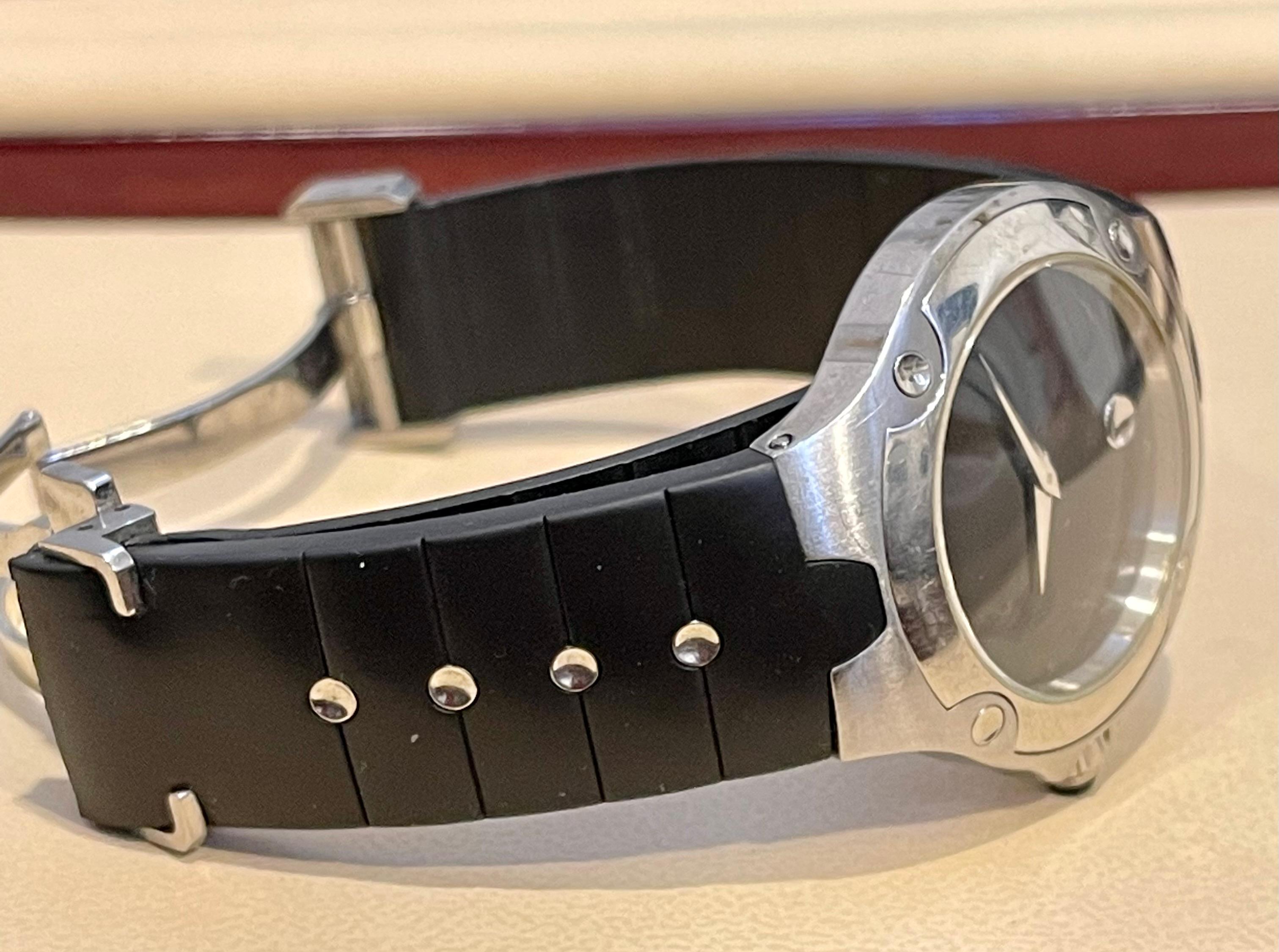 movado sport watch rubber band