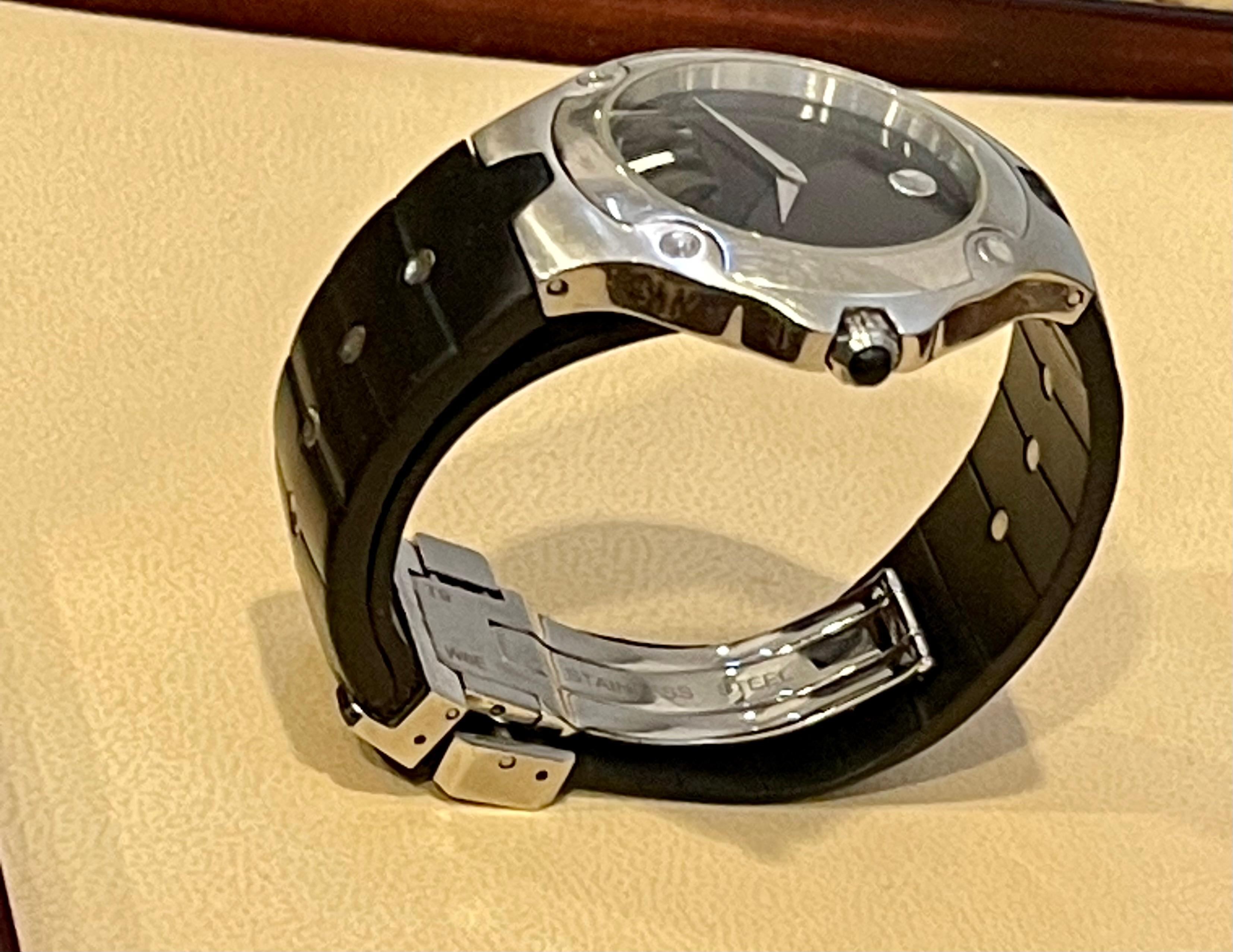 Authentic Movado Women's Sports Edition Black Dial Rubber Strap Watch 3