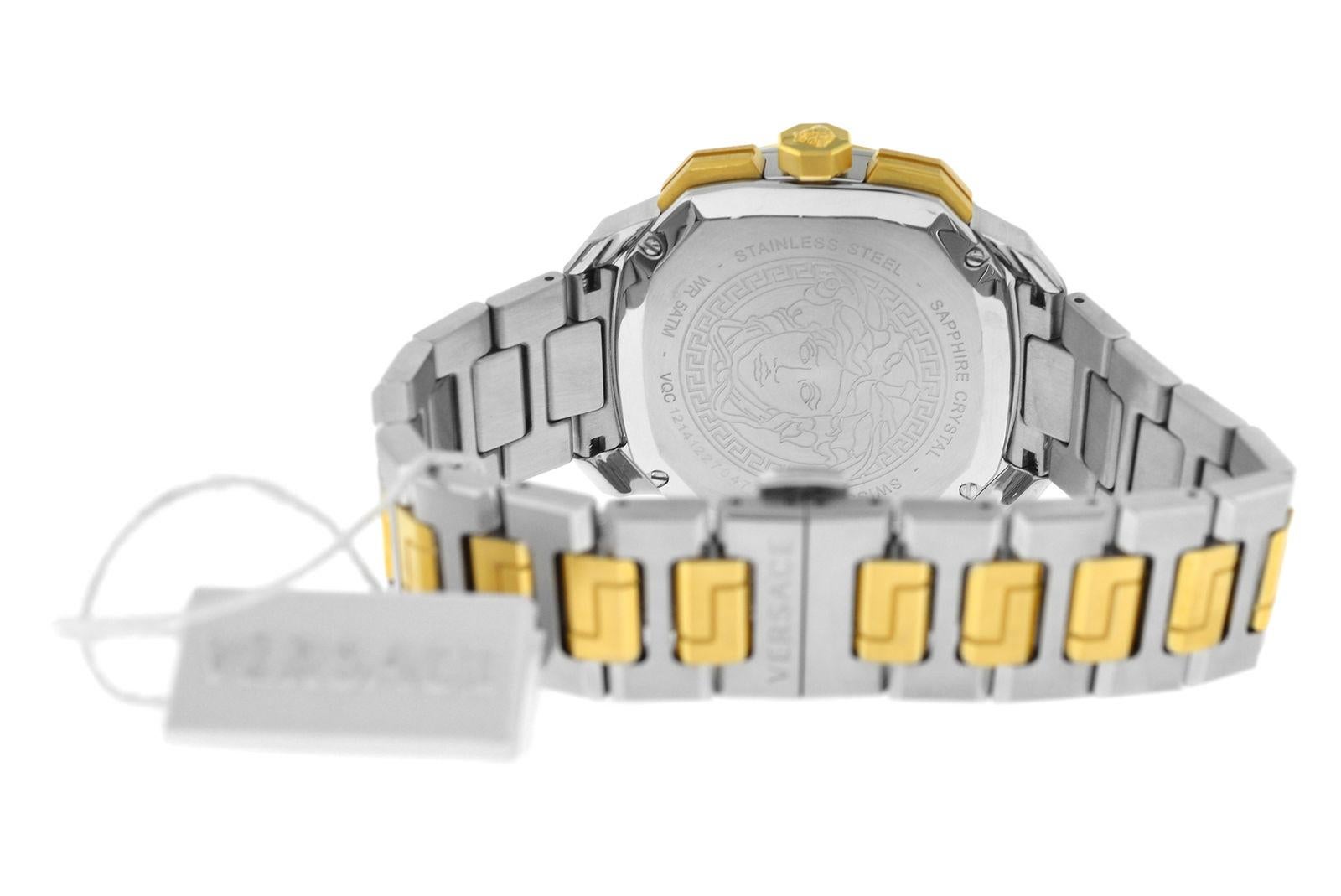 versace men's gold watches
