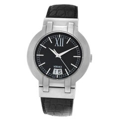 Used Authentic New Unisex Versace Madison Steel Automatic Watch