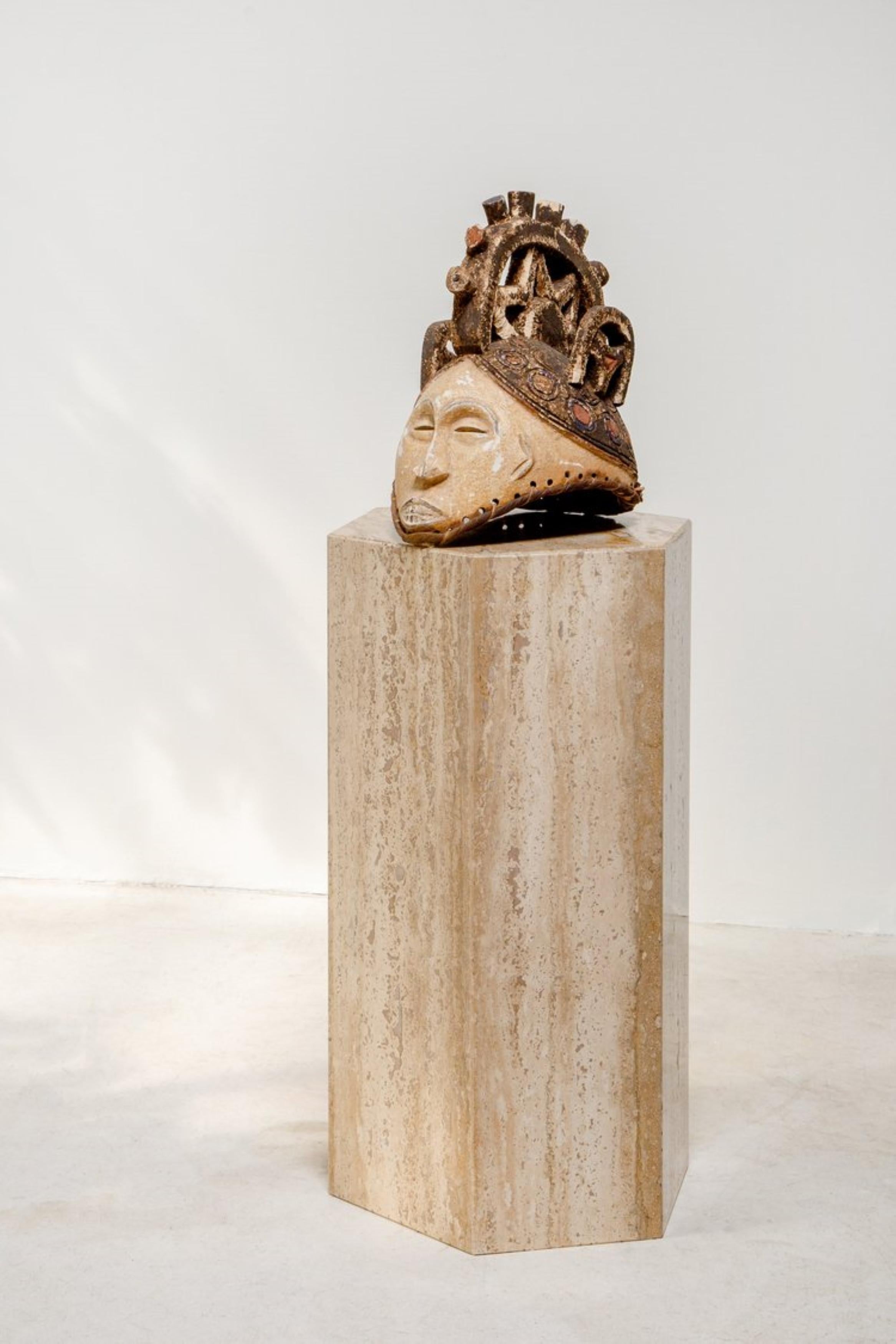 Auténtica Máscara Igbo Nigeriana Tribal en venta