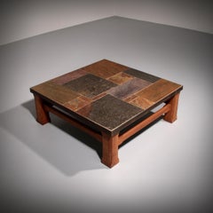 Authentic Norwegian Slate Coffee Table from the Mountains of Otta