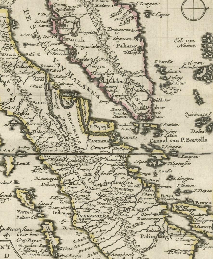 malaysia old map