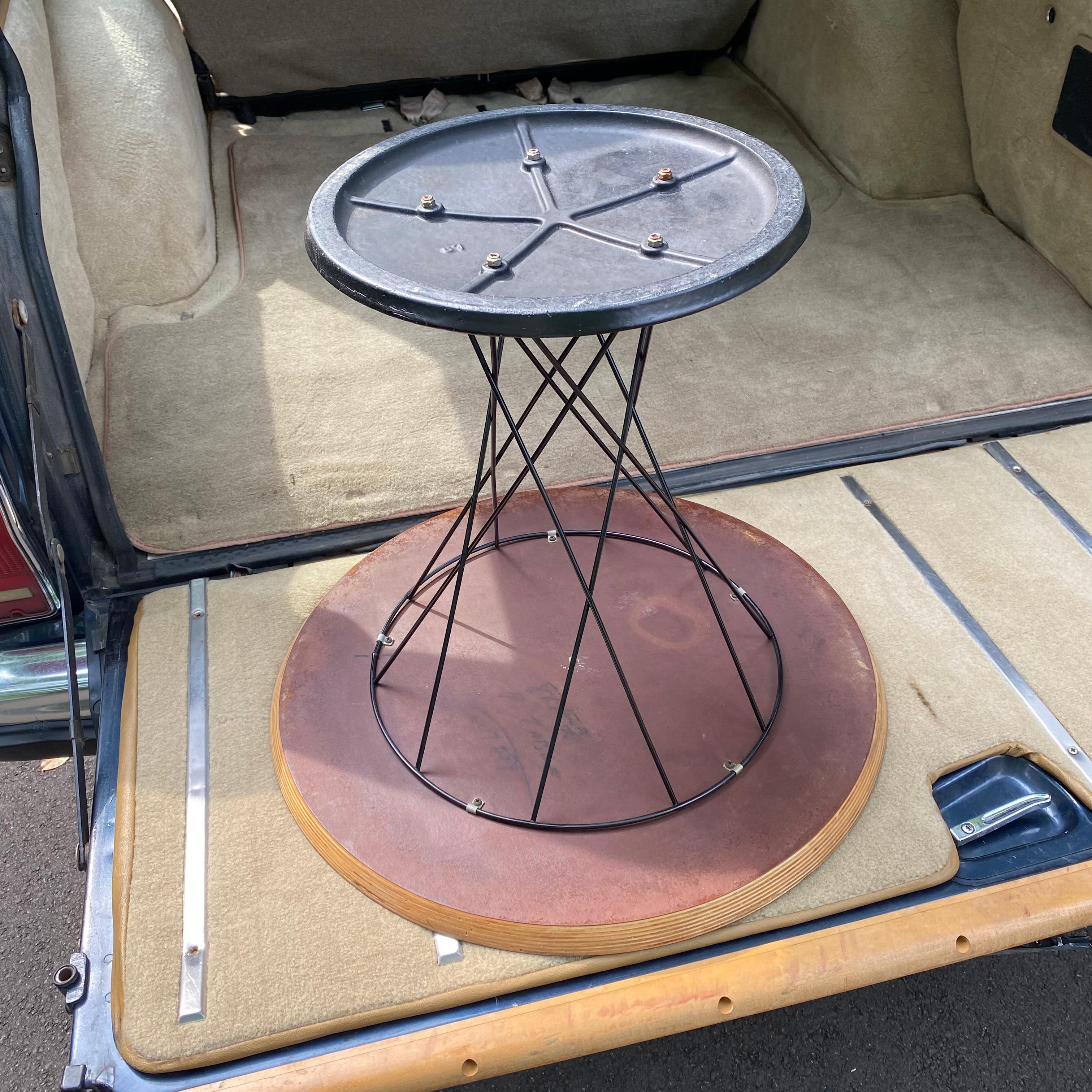Metal Authentic Original 1950’s Knoll Associates Cyclone Side Table by Isamu Noguchi