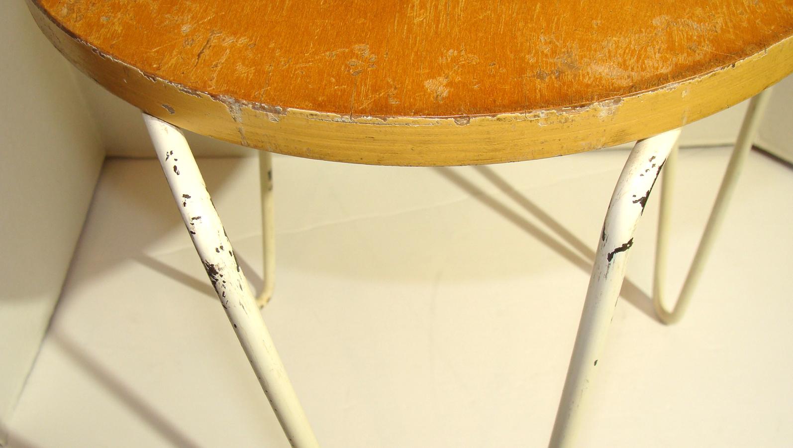 Mid-Century Modern Authentic Original Vintage Knoll Stacking Stool or Table For Sale