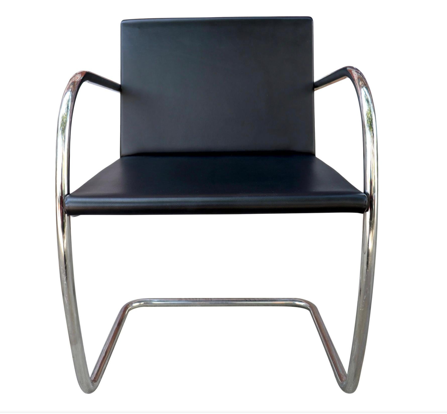 Mid-Century Modern Authentique chaise Knoll Brno de Mies Van Der Rohe en vente