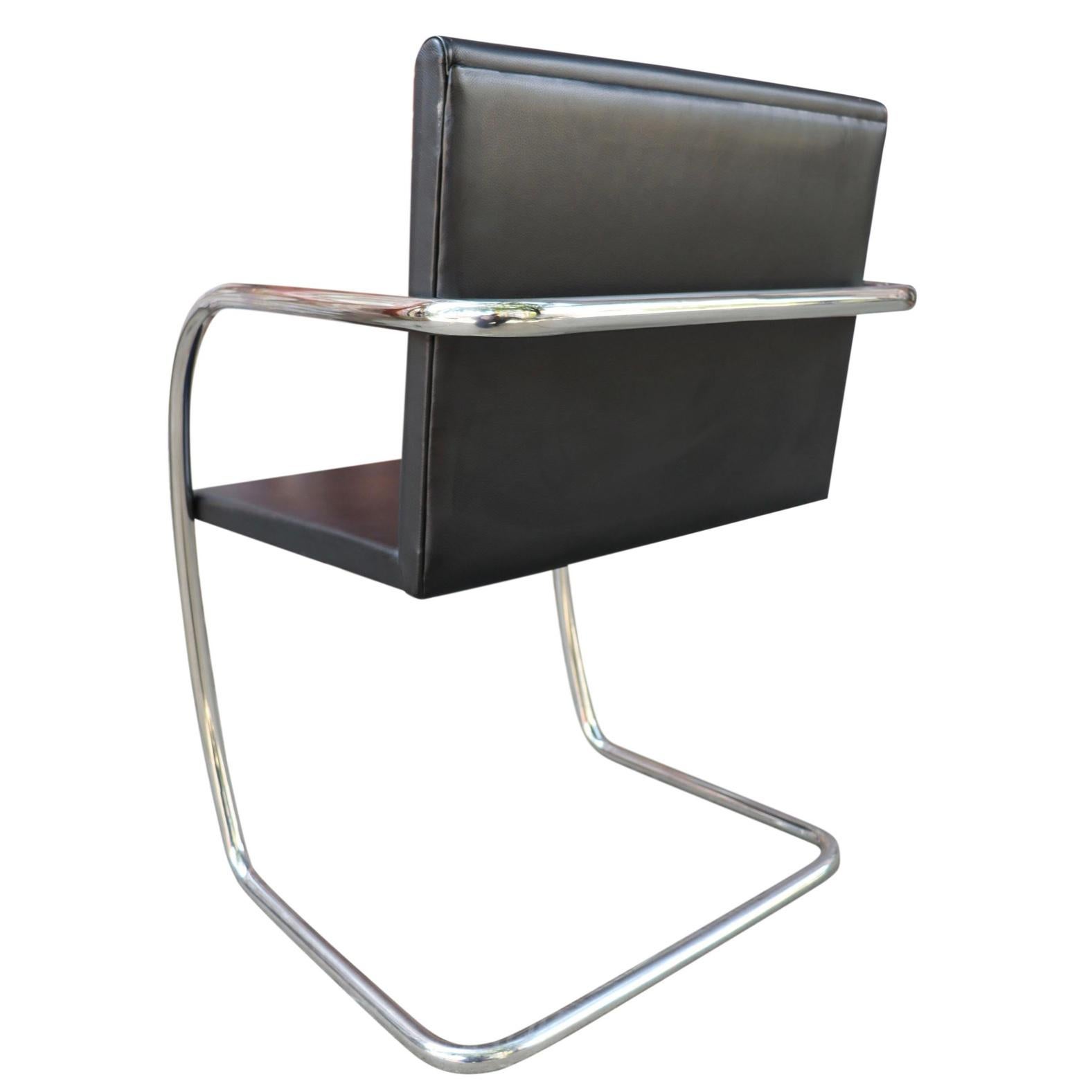 American Authentic Knoll Brno Chair by Mies Van Der Rohe For Sale