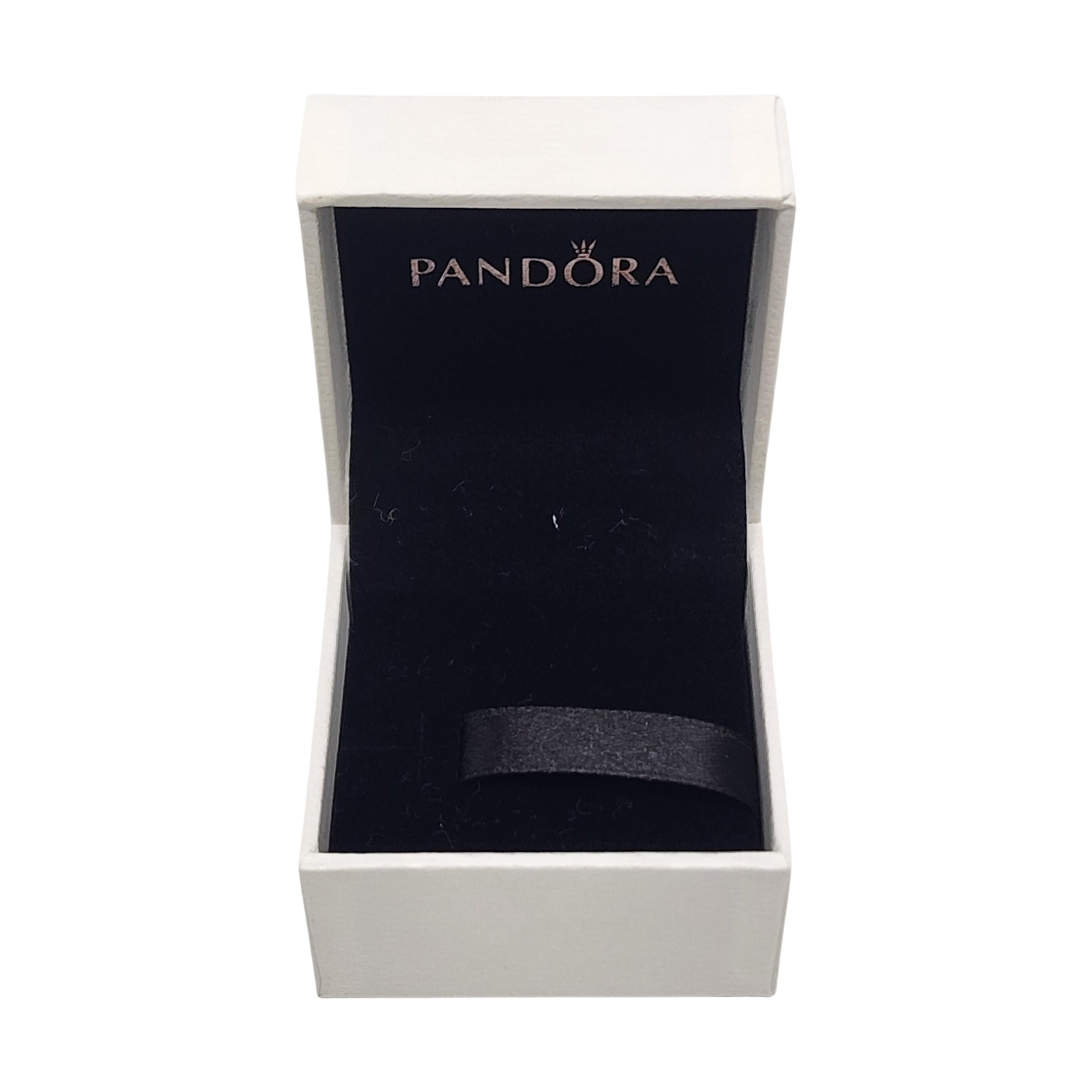 Autentico charm Pandora in argento Sterling Cocoa & Candy Cane con scatola #15327 In condizioni ottime a Washington Depot, CT