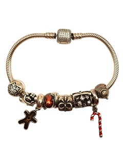 Authentic Pandora Sterling Silver Holiday Christmas Charm Bracelet #19922