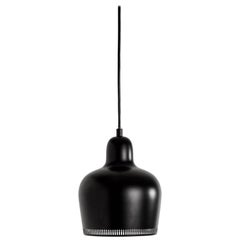 Authentic Pendant Light A330S "Golden Bell" in Black by Alvar Aalto & Artek