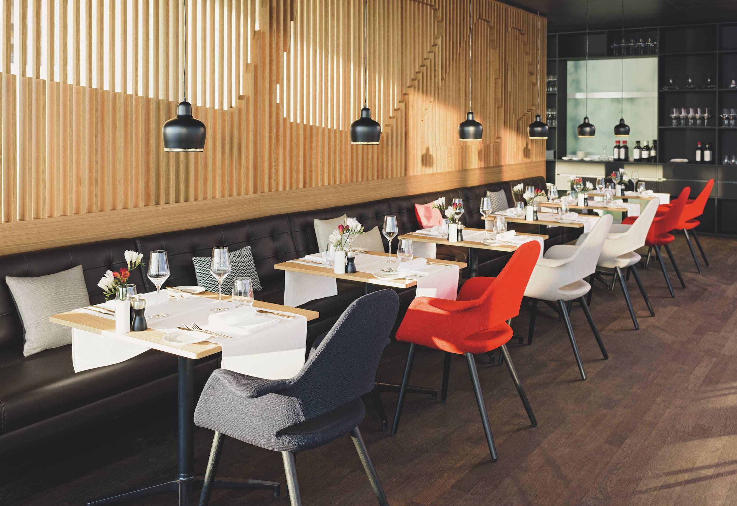 Alvar and Aino Aalto were commissioned to design the interior of the Savoy Restaurant in Helsinki in 1936. Made from a single piece of brass, the Golden Bell was custom-designed as a part of the restaurant’s interior. The Golden Bell was later shown