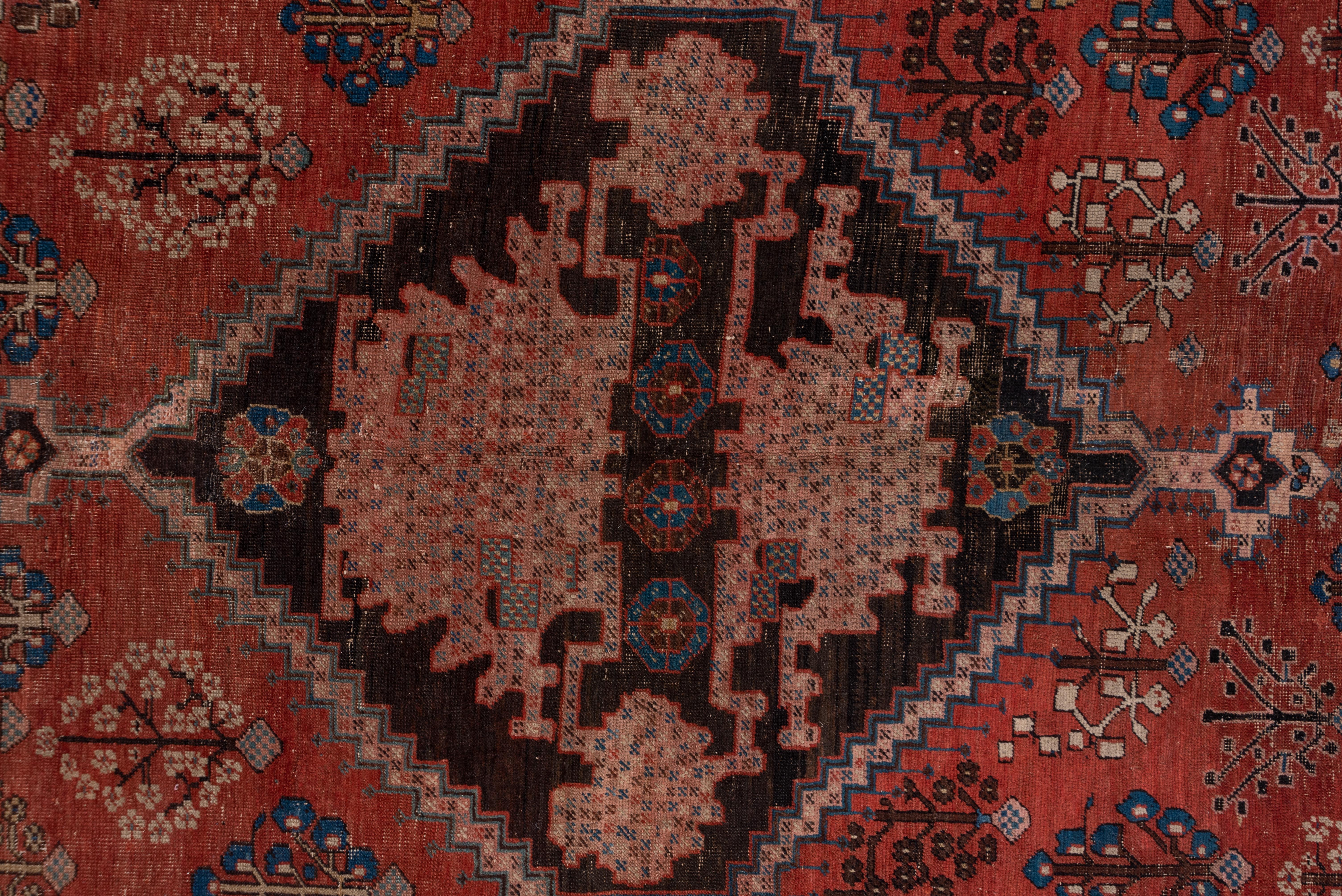 Authentic Persian Bakhshayesh Carpet, Amazing Colors, Zanabaki Border In Excellent Condition In New York, NY