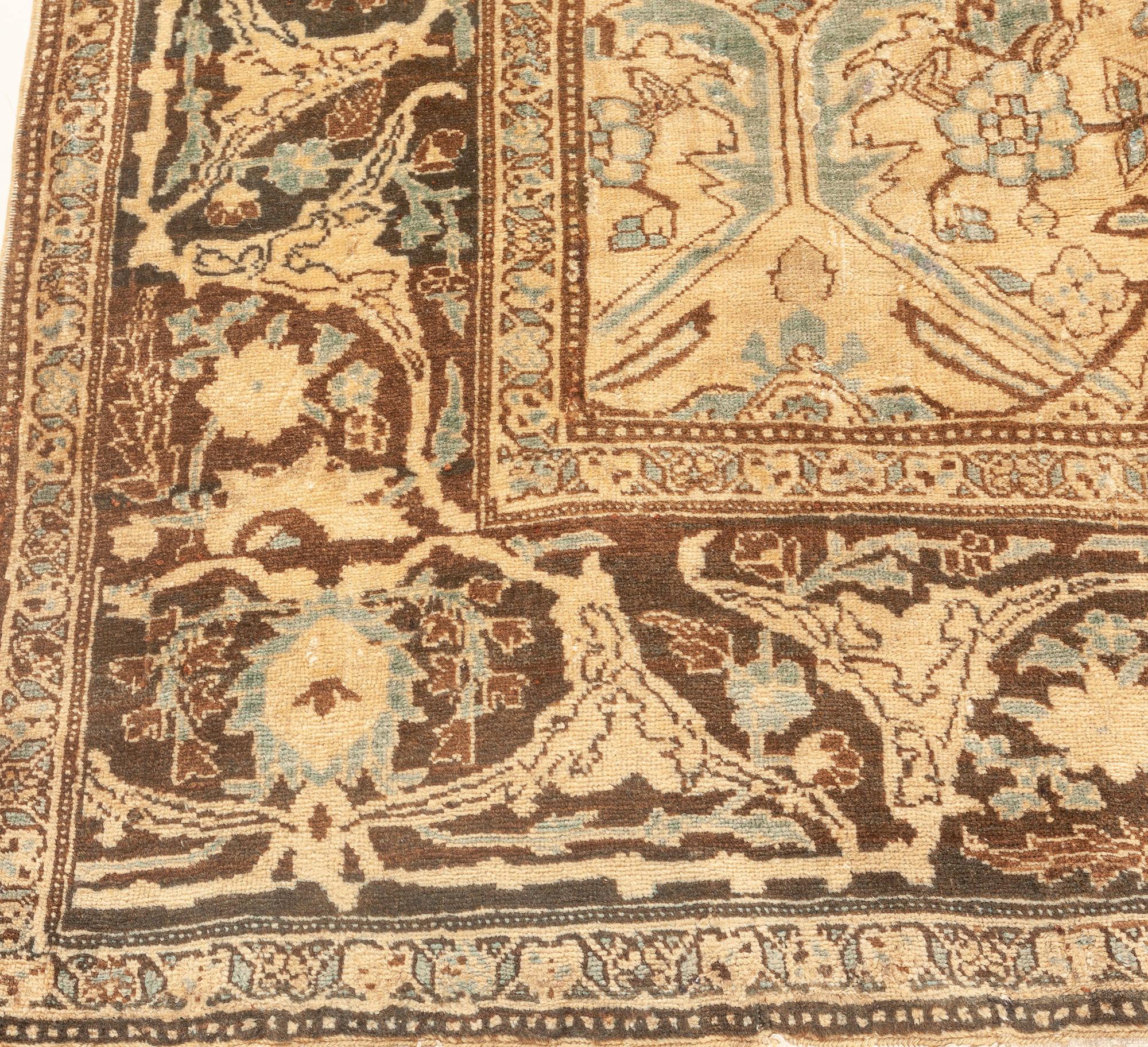 Authentique tapis persan Bidjar Botanic fait à la main Bon état - En vente à New York, NY