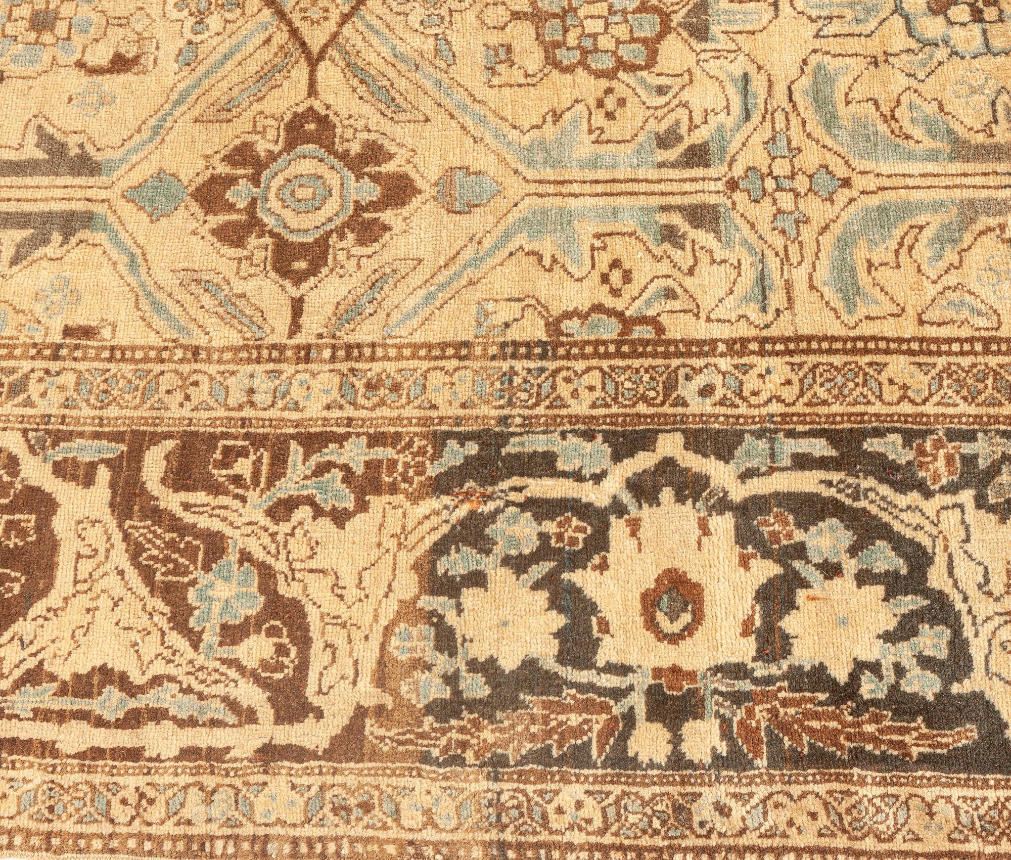 Laine Authentique tapis persan Bidjar Botanic fait à la main en vente
