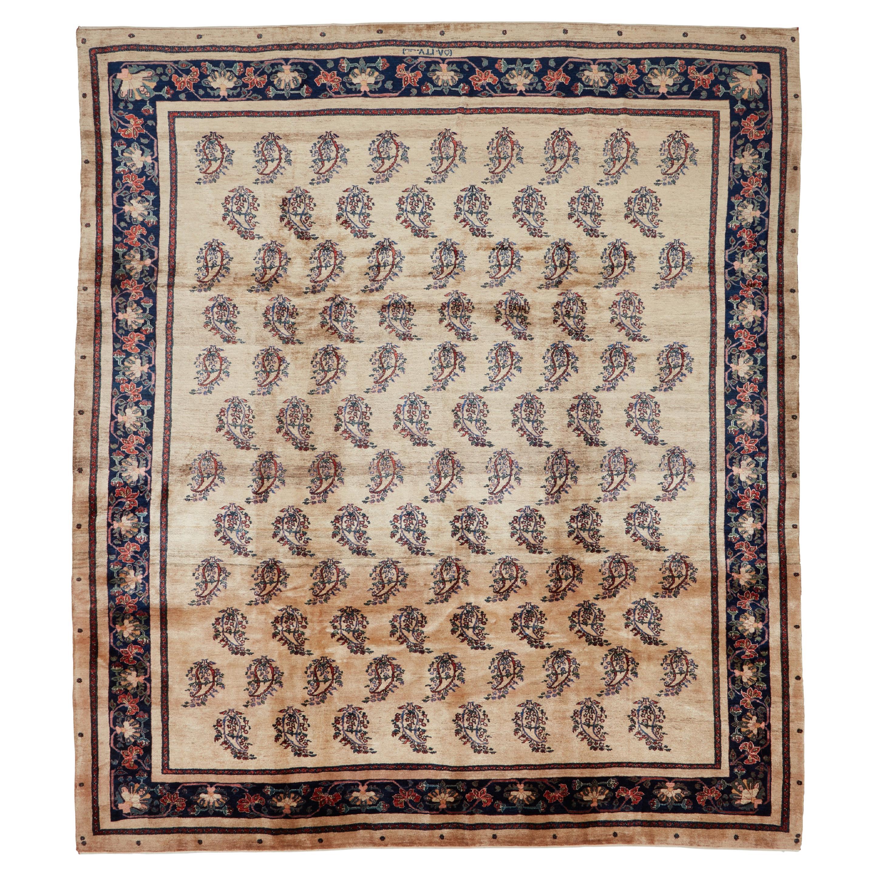 Auténtica Alfombra Persa Gabbeh de Lana Anudada a Mano Rojo 9
 9" x 11
 0" en venta