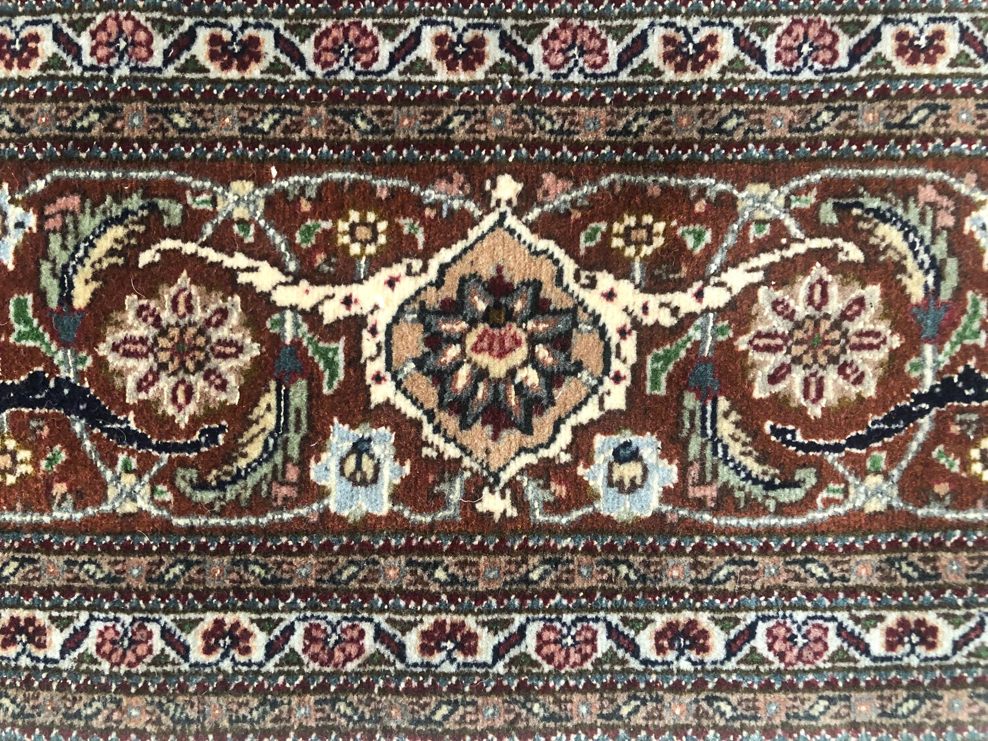 Authentic Persian Hand Knotted All-Over Fish Design 'Mahi' Tabriz Rug For Sale 3