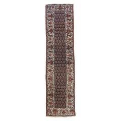 Authentic Persian Hand Knotted Antique Bakhtiari Rug, circa 1880