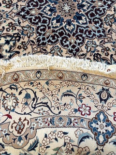 Persian Blue Nain Round Rug
