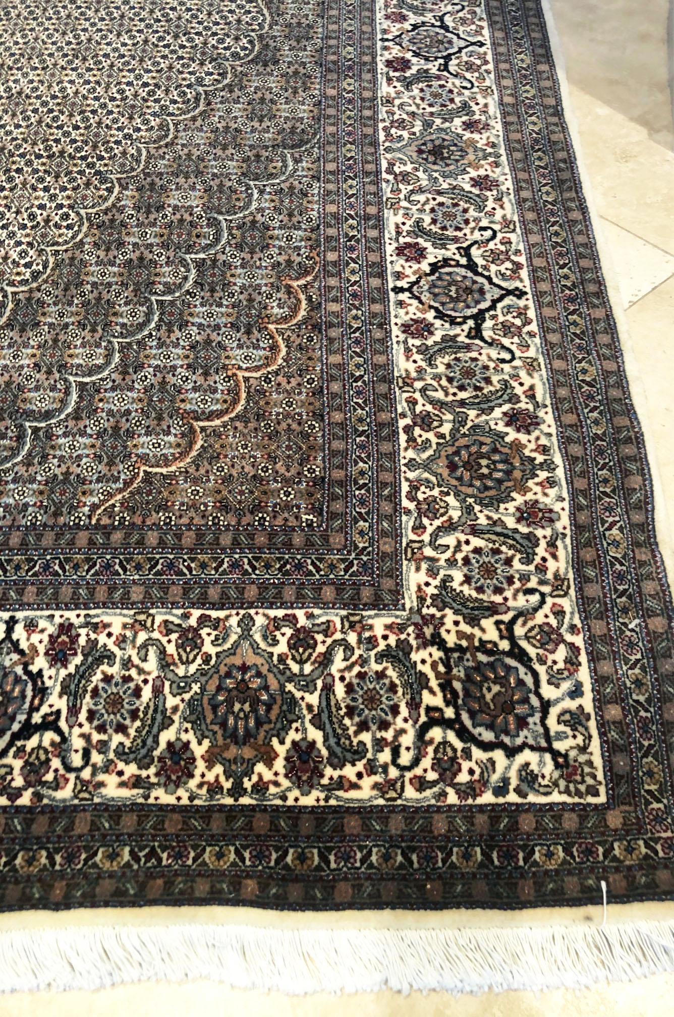 Persischer Fish Design Mahi Tabriz Teppich im Angebot 5