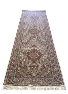 Persian Fish Design Mahi Tabriz Runner Rug