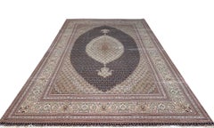 Persian Tabriz Rug  Fish Design