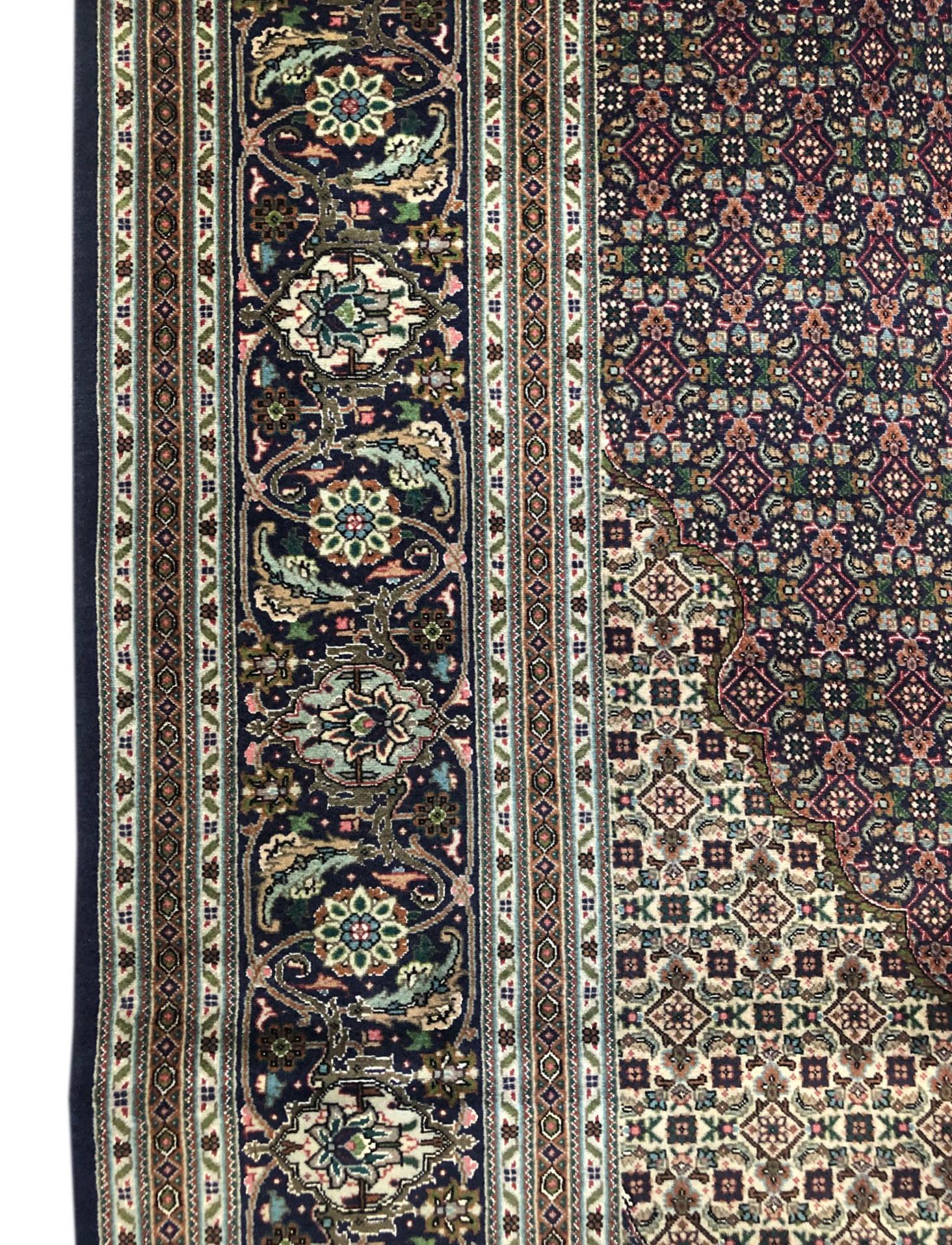 Persischer Fish Design Mahi Tabriz Teppich im Angebot 10