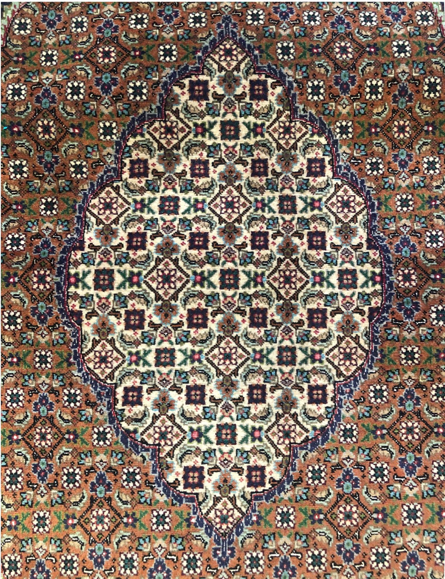 Persischer Fish Design Mahi Tabriz Teppich (Handgeknüpft) im Angebot