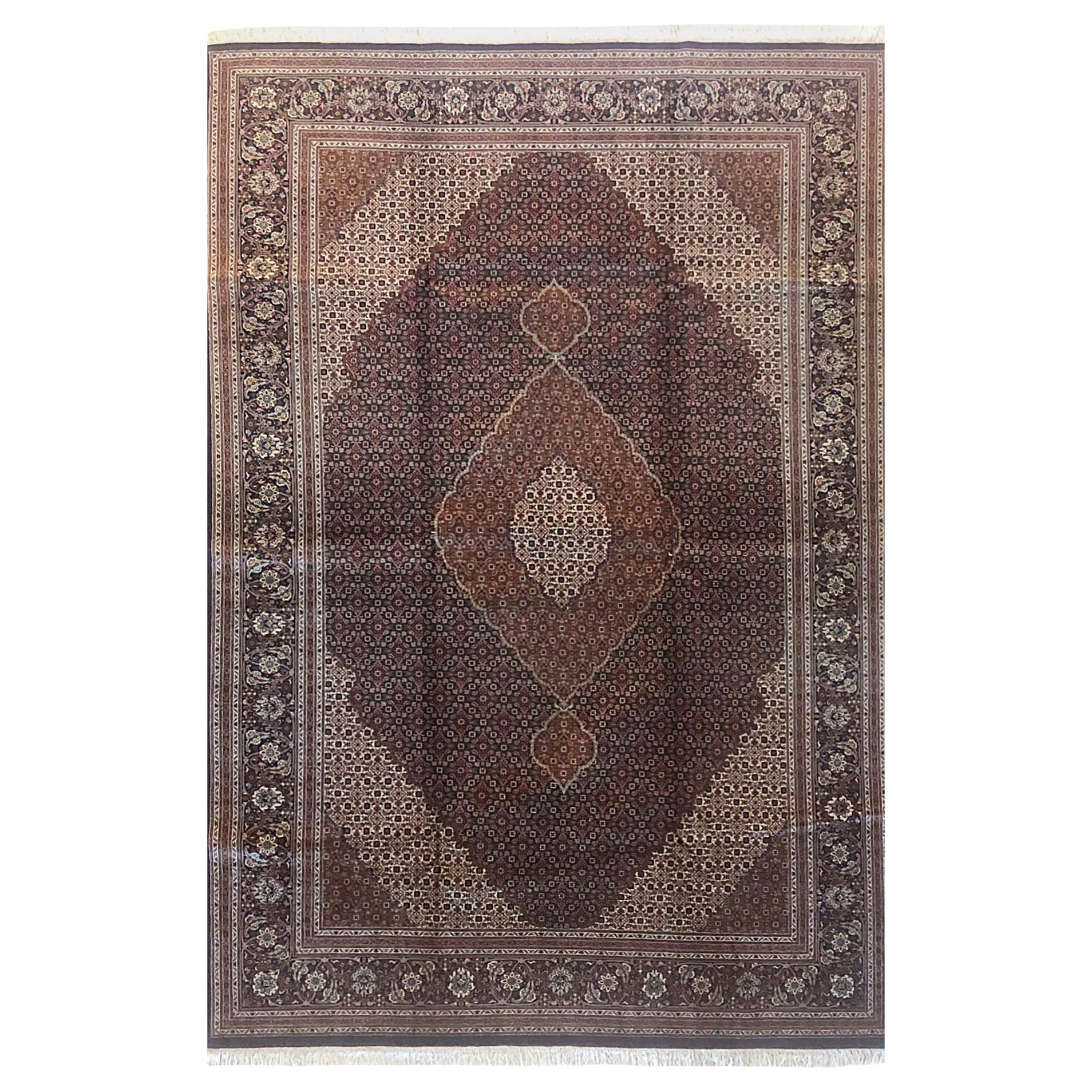 Persian Fish Design Mahi Tabriz Rug