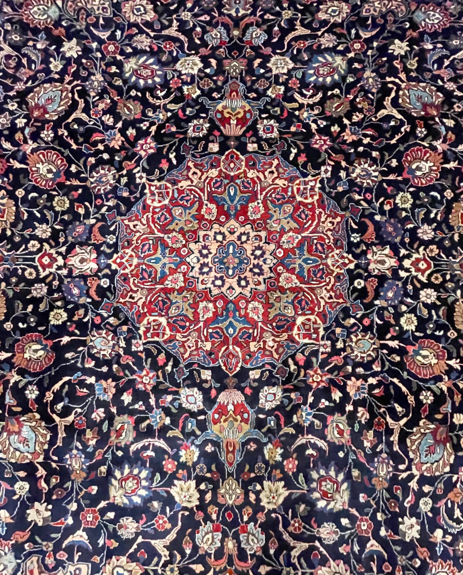 Persischer Sarouk-Teppich im Zustand „Gut“ im Angebot in San Diego, CA