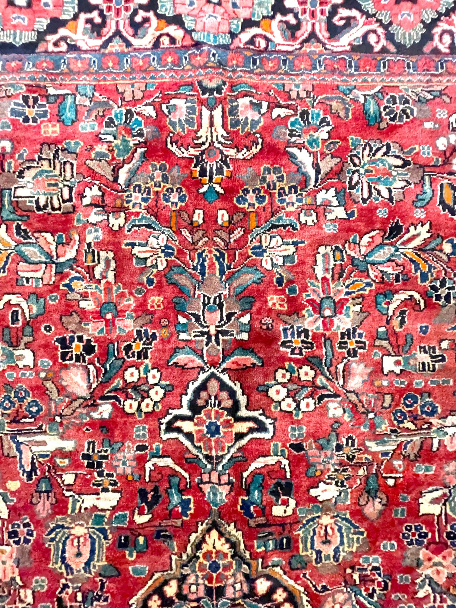 Tappeto persiano Sarouk Mahal In condizioni buone in vendita a San Diego, CA