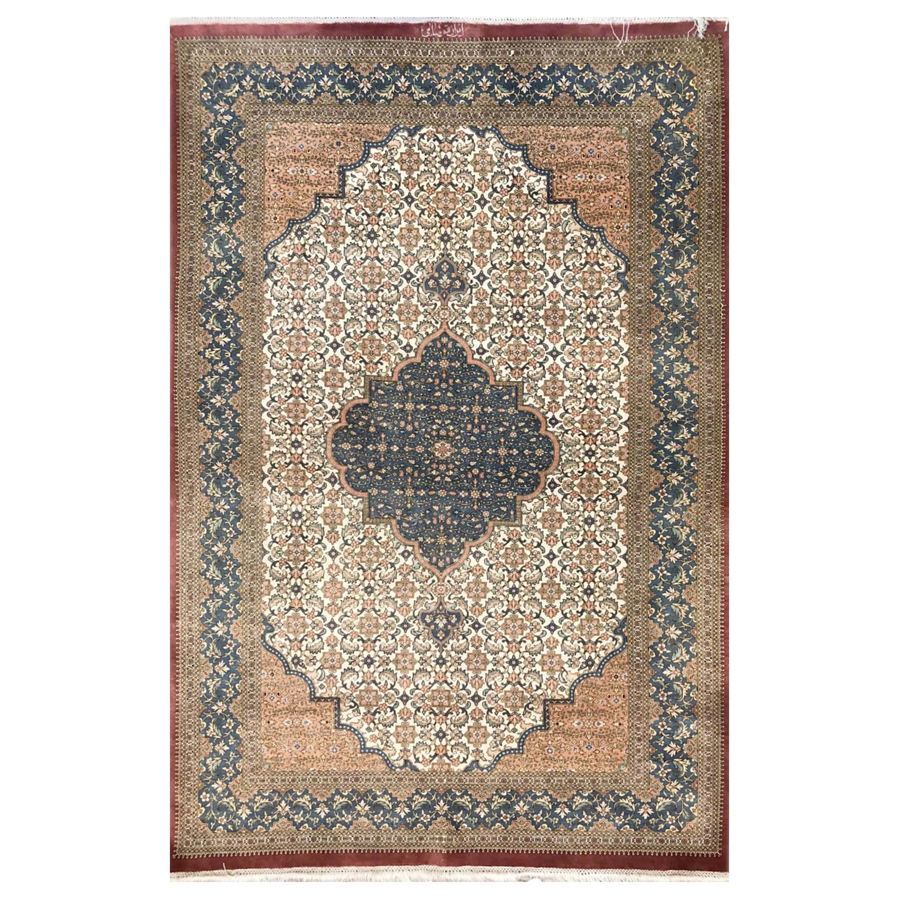 Persian Silk Qum Rug