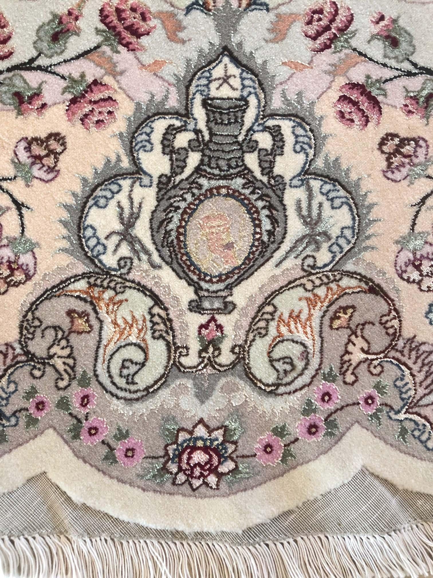Tappeto persiano Tabriz rotondo In condizioni Nuovo in vendita a San Diego, CA