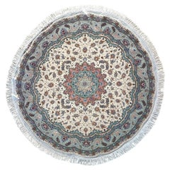 Alfombra Persa Floral Tabriz Redonda