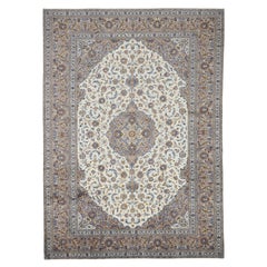 Authentische persische Kashan handgeknüpfte Wolle rot Bereich Teppich 8
 7" x 12
 0"